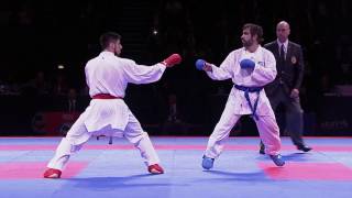 Rafael Aghayev vs Erman Eltemur FINAL European Karate Championships 2016  WORLD KARATE FEDERATION [upl. by Leonerd438]