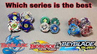 Beyblade Burst Vs Metal Vs Plastic Generation Beyblade Fight [upl. by Acinom]