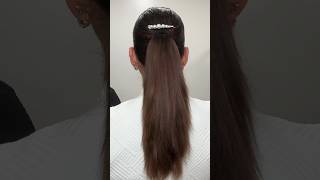 Sleek Ponytail Tutorial 🎀 [upl. by Anirt]