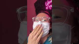 Lash Stache Prank explore lashes lashextensions eyelashextensions lashtech eyelashes shorts [upl. by Lissak]