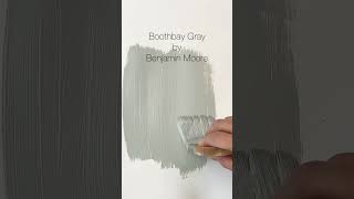 Benjamin Moore’s Boothbay Gray is a popular midtoned bluegray paint color paintcolor [upl. by Sirron]