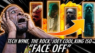 THE ROCK SNAPPED  Tech N9ne  Face Off feat Joey Cool King Iso amp Dwayne Johnson REACTION [upl. by Dihaz]