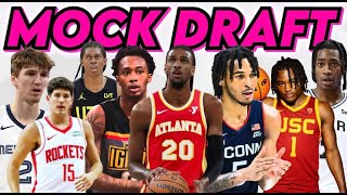 2024 NBA Mock Draft FULL FIRST ROUND MOCK DRAFT I Utility Sports NBA Mock Draft 2024 [upl. by Laerol]