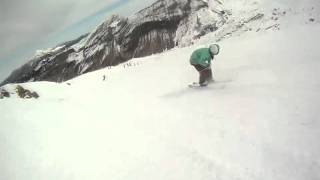 Cork 180 Impossible ski trick Epic Steeze Gopro HD [upl. by Nytsirk670]