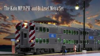 Chicago Metra Model Trains from Kato USA [upl. by Eical]