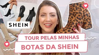 TOUR PELAS MINHAS BOTAS DA SHEIN botas SHEIN sapatos SHEIN [upl. by Nyhagen544]