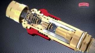 Function Animation of IBEDA Flashback Arrestor Flame Arrestor How they work [upl. by Cindra]