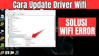 Cara Update Driver Wifi Offline Solusi Wifi Error [upl. by Holland]