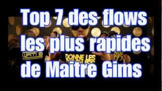 Les flows les plus rapides de Maitre Gims  Compilation 1 [upl. by Oiretule]