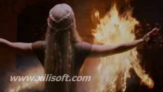 Game Of Thrones  Daenerys khaleesi And Dracarys All Scenes [upl. by Yrrok]