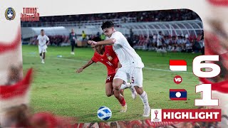 Highlights Indonesia vs Laos  ASEAN Boys Championship U16 2024 [upl. by Luther332]