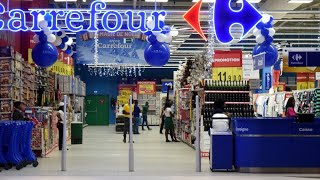 Linquiétude des salariés de Carrefour à ChâteauThierry dans lAisne [upl. by Wampler]