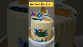 Teachers Day Cake Design cake shorts shortsfeed trending viral [upl. by Aloeda21]