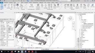 04  Revit MEP Modelling visibility graphic based on discipline [upl. by Dublin]