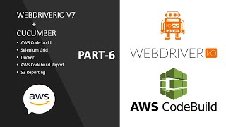 Webdriverio V7CucumberPart6 AWS CodebuildS3 ReportDockerSelenium Grid [upl. by Kceb239]