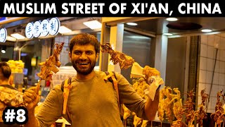 EXPLORING MUSLIM STREET OF XIAN  Chinese Food China [upl. by Drannel408]