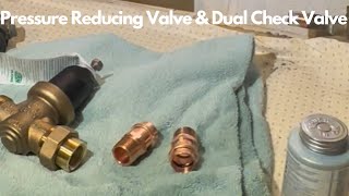 Installing Pressure Reducing Valve and Dual Check Valve 💰💰💰 [upl. by Morvin]