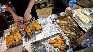 Kushikatsu串カツ  Japanese Street Food [upl. by Ranson]