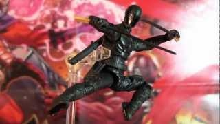 R207 Hasbro GIJoe Retaliation Movie Wave 2 Snake Eyes Action Figure Review [upl. by Haland]