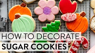 How to Decorate Sugar Cookies  Sallys Baking Recipes [upl. by Anirb]