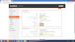 HOW TO CHANGE EDIMAX WIFI ROUTER PASSWORD [upl. by Sharity693]