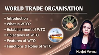 WTO  Functions  Objectives  Features  World Trade Organisation  GATT  TRIPS [upl. by Ahael186]