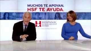 Jorge Ramos amp María Elena Salinas  Hispanic Scholarship Fund Spanish PSA 2014 [upl. by Joellyn]