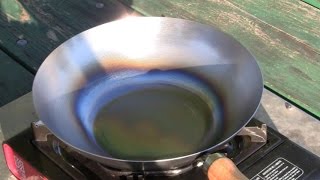 Seasoning A New Wok Like A Professional Carbon Steel Wok [upl. by Aria14]