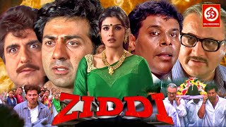 Ziddi  ज़िद्दी  Sunny Deol Raveena Tandon Anupam Kher  Bollywood Romantic Action Drama Movie [upl. by Ajssatan]