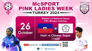 ⭕️ REPLAY  Haiti 32 Chinese Taipei  PINK LADIES WEEK  MATCH 3°  26102024  FANZONE TV [upl. by Mccall]