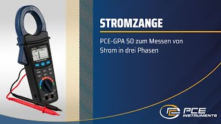 Produktvorstellung der Stromzange PCEGPA 50  pceinstruments [upl. by Latreece536]