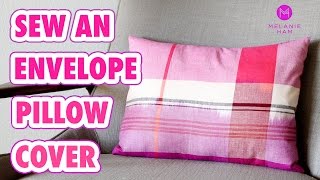 How to Sew and Envelope Pillow Cover  HGTV Handmade [upl. by Atineg]