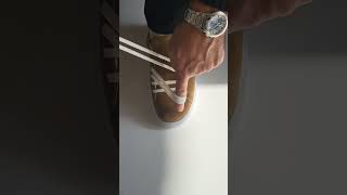 Casual shoessneakers laces tie technique clean look [upl. by Thurstan]