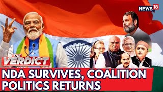 Lok Sabha Election Results  Back To Coalition Politics NDA Survives INDIA Revives  News18 N18ER [upl. by Leblanc]