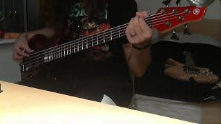 Warrel Dane  Lucretia My Reflection BASS COVER [upl. by Tenaej]