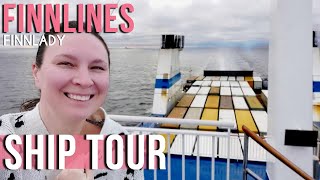 Finnlines Ship Tour  Ferry from Travemünde  Helsinki  Finnlady [upl. by Tserrof]