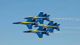 Blue Angels FA18 Super Hornet CarrierCapable MultiRole Combat Aircraft f18 blueangels [upl. by Nnylirehs]