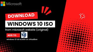 Download windows 10 from microsoft  add to virtualbox [upl. by Dez]