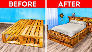 Extreme Bedroom Makeover And Smart Solutions For A Stylish Home [upl. by Fatsug]