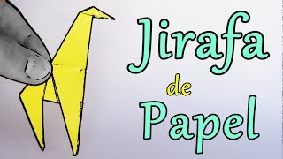 Cómo hacer una Jirafa de Papel  Origami [upl. by Bills]