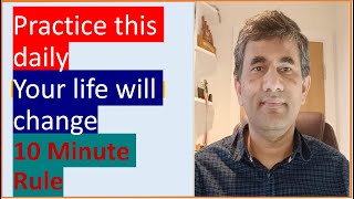 दररोज १० मिनिट हे करा जीवन बदलेल l डॉ संग्राम पाटील 10 minute rule [upl. by Kwei]