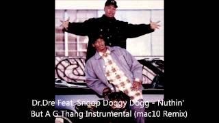 Dr Dre Feat Snoop Doggy Dogg  Nuthin But A G Thang Instrumental mac10 Remix [upl. by Schweiker]