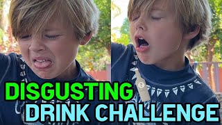 TWIN VS TWIN DISGUSTING DRINK CHALLENGE [upl. by Anirehtac]