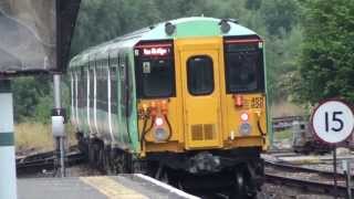 Southern Railway 455828 Departs Tattenham Corner For London Bridge [upl. by Sirron]