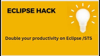 Eclipse Productivity Hacks  Boost Your Productivity with This Clever Hack [upl. by Yelsna]