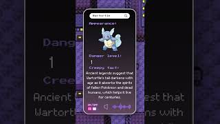 WARTORTLE IS SCARY  😰😱 pokedex pokemon weird creepy creepypasta [upl. by Ahtel]