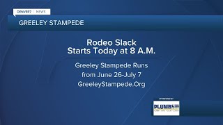 Greeley Stampede starts Wednesday but free rodeo today [upl. by Lovich]