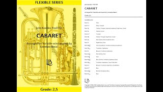 Cabaret J Kander F Ebb  arranged by Lorenzo Bocci [upl. by Oeak]