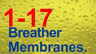 117 Breather membranes [upl. by Lansing]