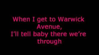 Duffy  Warwick Avenue  Lyrics [upl. by Rector872]